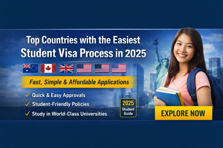 Top Countries with the Easiest Student Visa Process in 2025